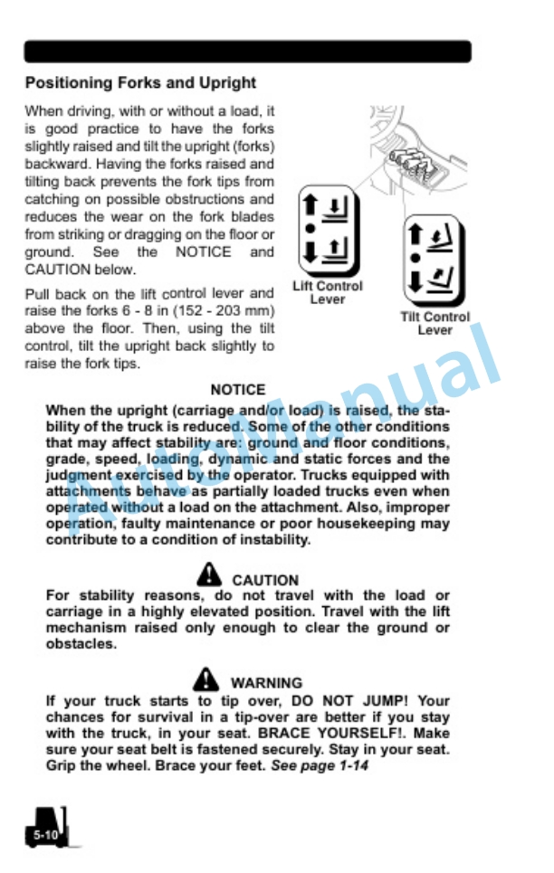 Clark ECX 20-32, TMX 12-25, GEX 16-32, GTX 16-20s Operator Manual OM-1039 2 Clark ECX 20-32, TMX 12-25, GEX 16-32, GTX 16-20s Operator Manual OM-1039-2