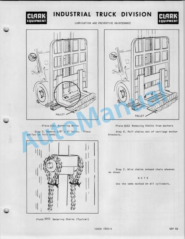 Clark Electric Clarklift EC30E, EC40E, EC50E Operator Manual O-217-1 1st 3 Clark Electric Clarklift EC30E, EC40E, EC50E Operator Manual O-217-1 1st-3