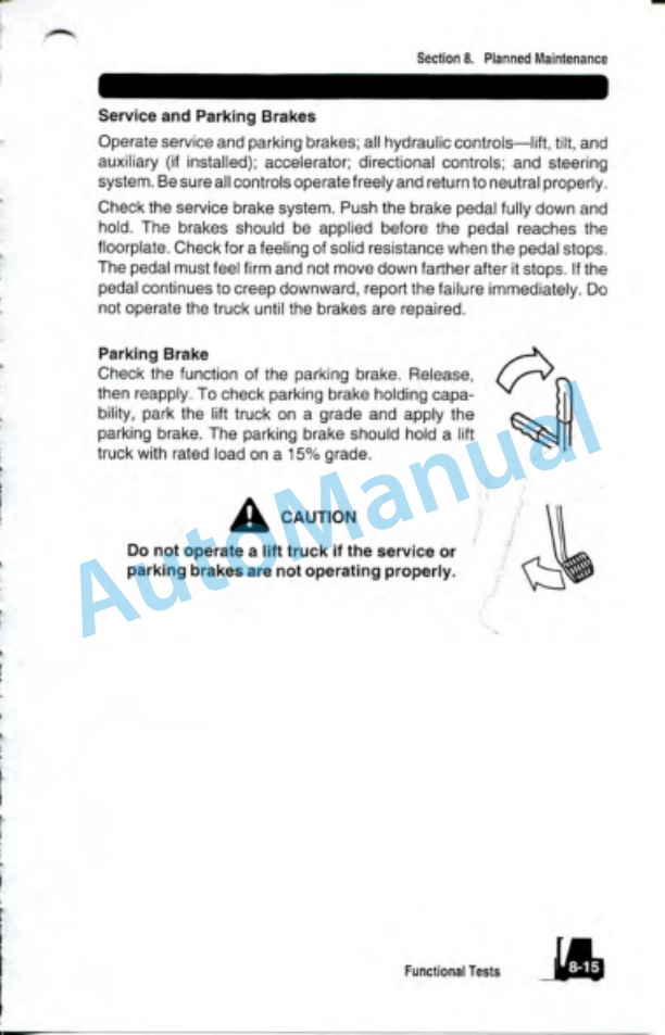 Clark Electric Rider Lift Trucks Operator Manual OM-633 5 Clark Electric Rider Lift Trucks Operator Manual OM-633-5