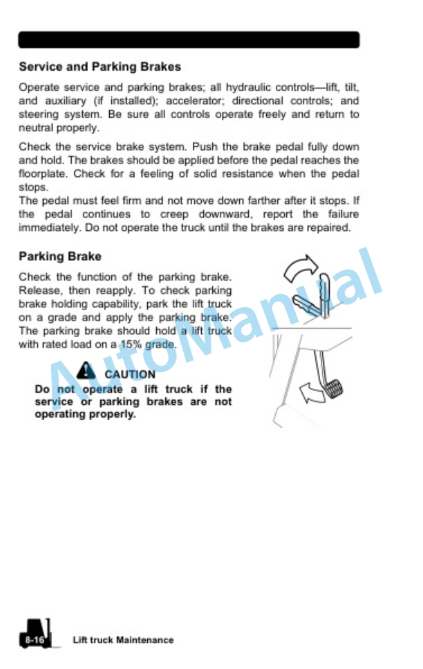 Clark Electric Rider Lift Trucks Operator Manual OM-766 5 Clark Electric Rider Lift Trucks Operator Manual OM-766-5