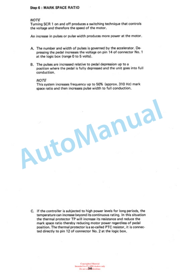 Clark EM 10-15, TM 10-15 Electrical System Training Manual 3 Clark EM 10-15, TM 10-15 Electrical System Training Manual-3