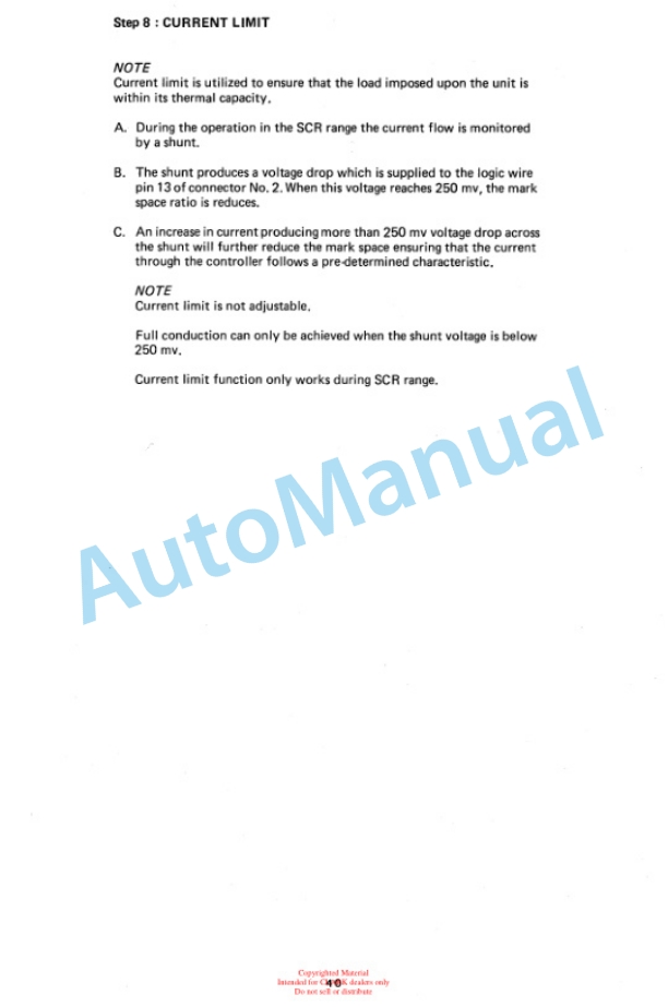Clark EM 10-15, TM 10-15 Electrical System Training Manual 4 Clark EM 10-15, TM 10-15 Electrical System Training Manual-4