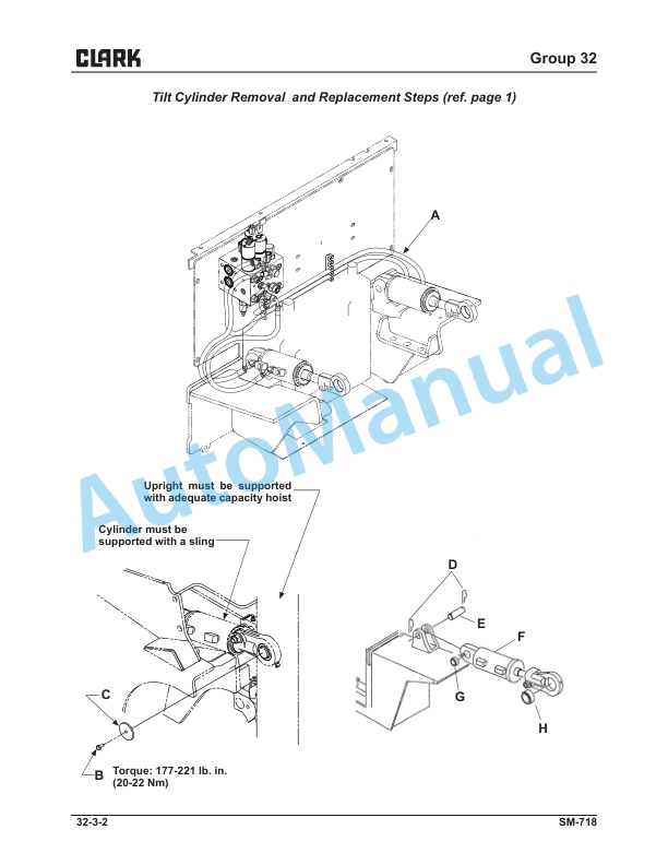 Clark ESX12-25 Service Manual SM-718 5 Clark ESX12-25 Service Manual SM-718 - Image 5
