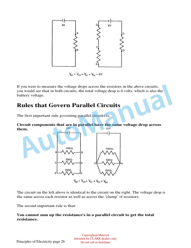Clark ET100 Principles of Electricity Technical Training 4 Clark ET100 Principles of Electricity Technical Training-4