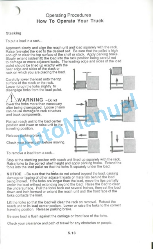 Clark ETR 10 Operator Manual OM-557 3 Clark ETR 10 Operator Manual OM-557-3