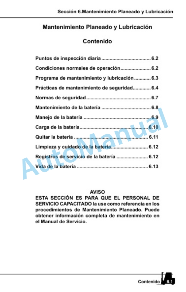 Clark EWP45 Operator Manual OM-720 ES-3