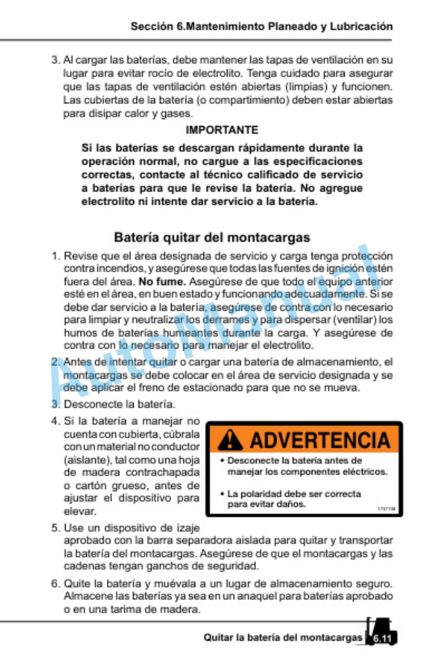 Clark EWP45 Operator Manual OM-720 ES-5