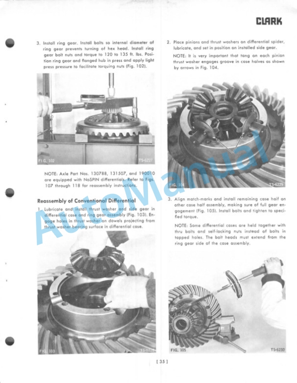 Clark FD-30001 to FD-37500, RD-30500 to RD-37500 Maintenance and Service Manual 2 Clark FD-30001 to FD-37500, RD-30500 to RD-37500 Maintenance and Service Manual-2