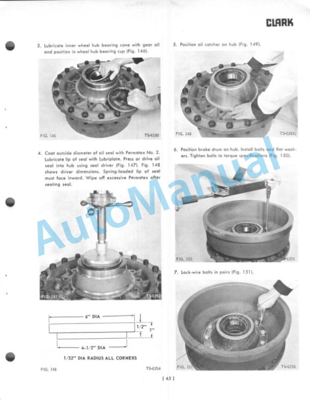 Clark FD-30001 to FD-37500, RD-30500 to RD-37500 Maintenance and Service Manual 3 Clark FD-30001 to FD-37500, RD-30500 to RD-37500 Maintenance and Service Manual-3