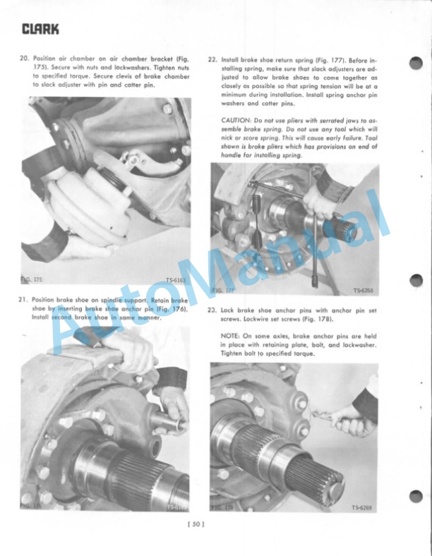 Clark FD-30001 to FD-37500, RD-30500 to RD-37500 Maintenance and Service Manual 4 Clark FD-30001 to FD-37500, RD-30500 to RD-37500 Maintenance and Service Manual-4