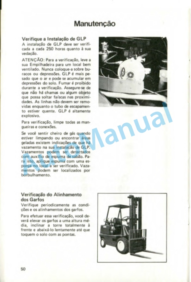 Clark Fork Lift C 300 HY 40, 50, 60 D Gasoline, LPG, Diesel, Alcohol Operator Instruction Manual OI-536 4 Clark Fork Lift C 300 HY 40, 50, 60 D Gasoline, LPG, Diesel, Alcohol Operator Instruction Manual OI-536-4