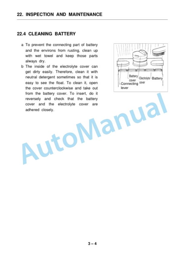 Clark Fork Lift CER10-13, CER14-15-18, CER20-25 Operation and Maintenance Manual OM-694 5 Clark Fork Lift CER10-13, CER14-15-18, CER20-25 Operation and Maintenance Manual OM-694 - Image 5