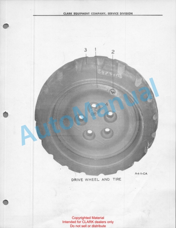 Clark Gas Clipper C Maintenance Manual and Parts Book 43 2 Clark Gas Clipper C Maintenance Manual and Parts Book 43-2