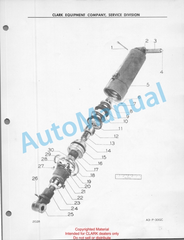 Clark Gas Clipper C Maintenance Manual and Parts Book 43 4 Clark Gas Clipper C Maintenance Manual and Parts Book 43-4