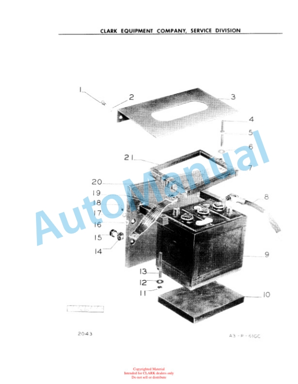 Clark Gas Clipper C Maintenance Manual and Parts Book 4C 571 3 Clark Gas Clipper C Maintenance Manual and Parts Book 4C 571-3
