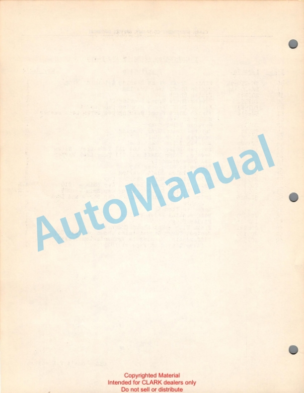 Clark Gas Clipper C Parts Book 35 2 Clark Gas Clipper C Parts Book 35-2