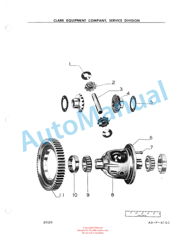 Clark Gas Clipper C Parts Book 434-A 2 Clark Gas Clipper C Parts Book 434-A-2
