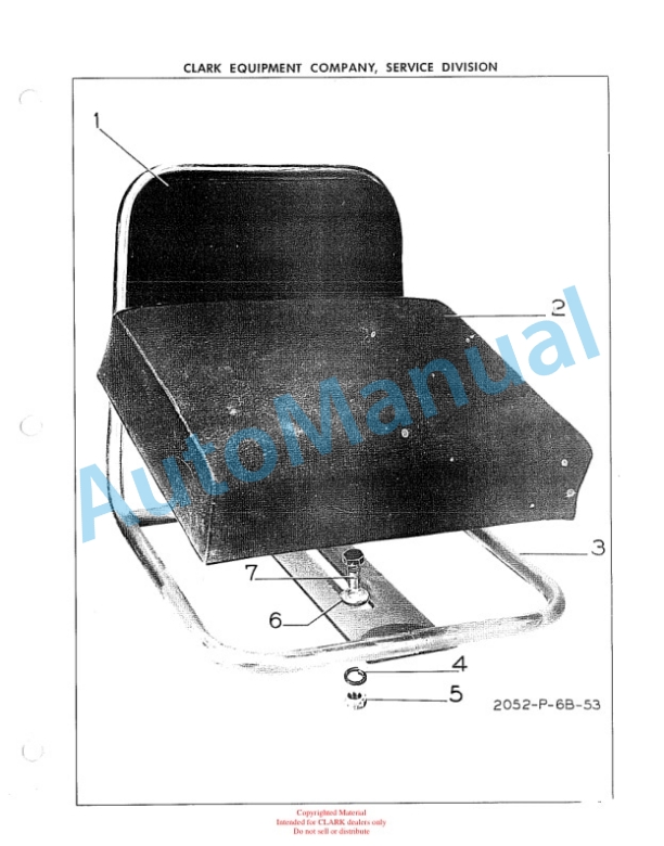 Clark Gas Clipper C Parts Book 434-A 3 Clark Gas Clipper C Parts Book 434-A-3