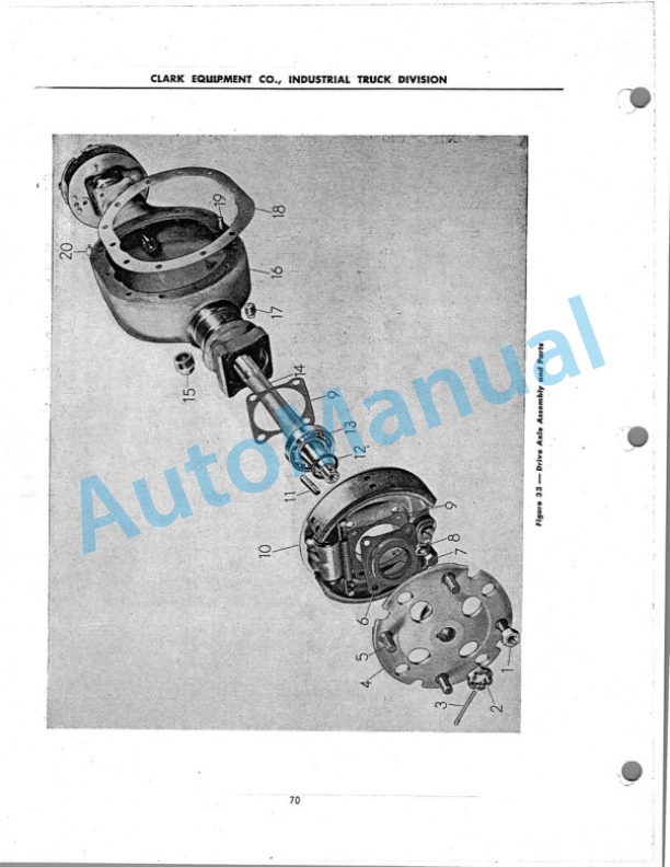 Clark Gas Trucloader Parts Book 2 4 Clark Gas Trucloader Parts Book 2-4