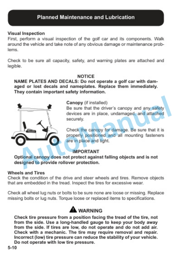 Clark GC2, TR246, GO240 Operator Manual OM-726 4 Clark GC2, TR246, GO240 Operator Manual OM-726 - Image 4