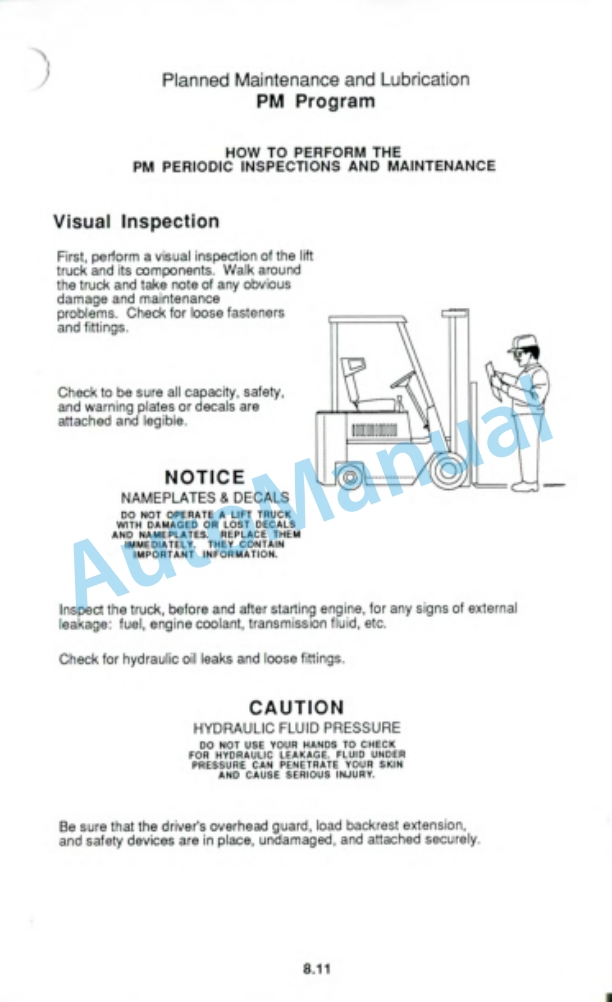 Clark GCX 12-15-17E, GPX 12-15-17E Operator Manual OM-603 5 Clark GCX 12-15-17E, GPX 12-15-17E Operator Manual OM-603-5