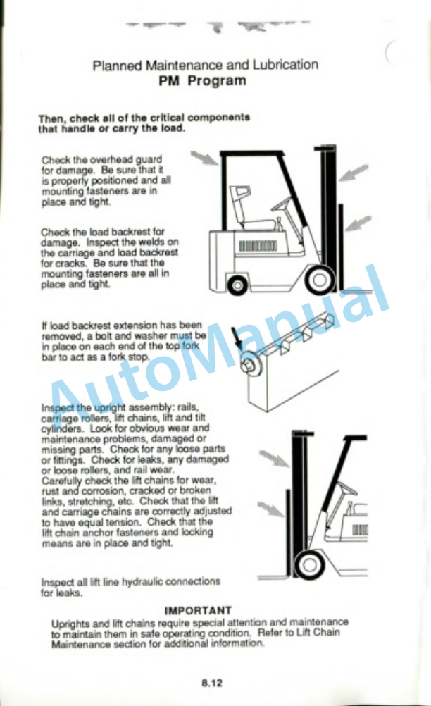 Clark GPS 12-15 Operator Manual OM-554 5 Clark GPS 12-15 Operator Manual OM-554-5