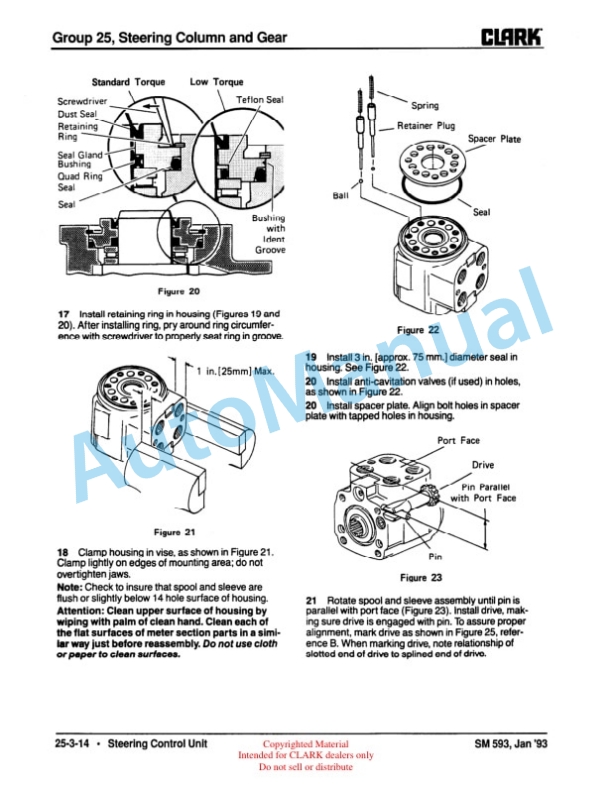 Clark GPX 35, 40, 50E Service Manual SM-606 3 Clark GPX 35, 40, 50E Service Manual SM-606 - Image 3