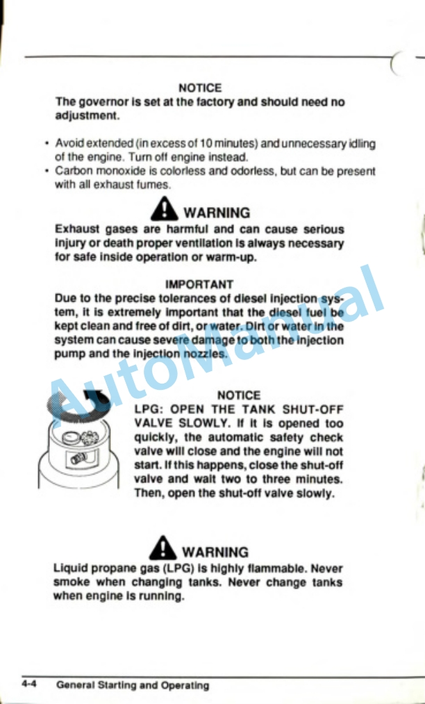 Clark GTDT 30E, GTDT 60E Operator Manual OM-607 2 Clark GTDT 30E, GTDT 60E Operator Manual OM-607-2