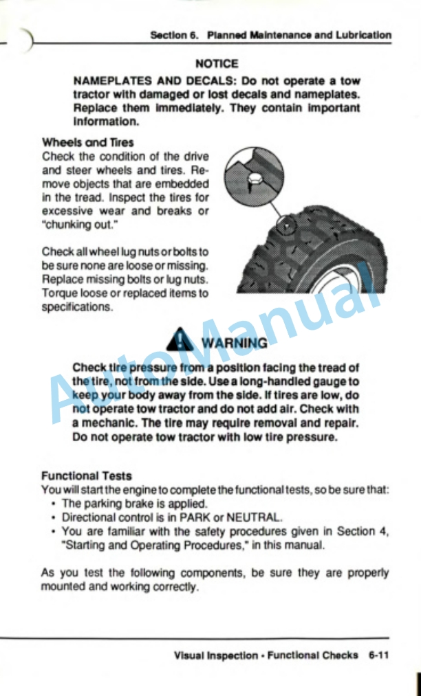 Clark GTDT 30E, GTDT 60E Operator Manual OM-607 5 Clark GTDT 30E, GTDT 60E Operator Manual OM-607-5