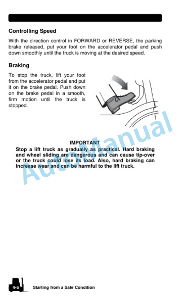 Clark GTS 20, 25, 30, 33 D, GTS 20, 25, 30, 33 L Operator Manual OM-1064-2