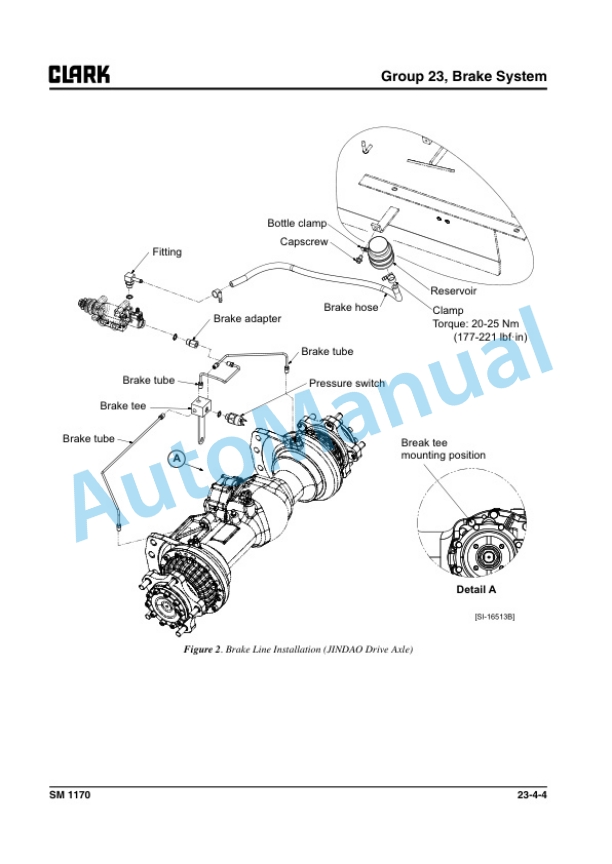Clark GTS 20 L, GTS 25 L, GTS 30 L, GTS 33 L Service Manual SM-1170 5 Clark GTS 20 L, GTS 25 L, GTS 30 L, GTS 33 L Service Manual SM-1170 - Image 5