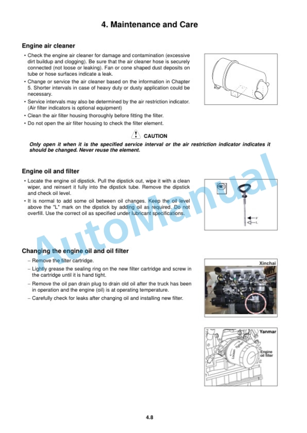 Clark L 20, 25, 30, 33, 35 D, L 20, 25, 30, 33, 35 L Operator Manual OM-1144 3 Clark L 20, 25, 30, 33, 35 D, L 20, 25, 30, 33, 35 L Operator Manual OM-1144 - Image 3