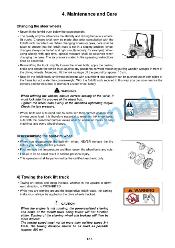 Clark L 20, 25, 30, 33, 35 D, L 20, 25, 30, 33, 35 L Operator Manual OM-1144 4 Clark L 20, 25, 30, 33, 35 D, L 20, 25, 30, 33, 35 L Operator Manual OM-1144 - Image 4