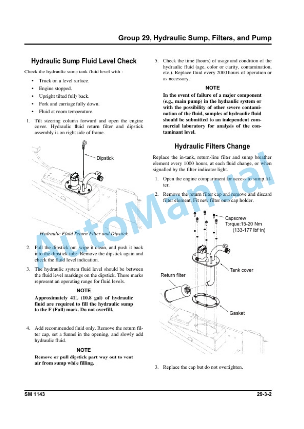 Clark L 20 D, L 25 D, L 30 D, L 33 D, L 35 D Service Manual SM-1143 3 Clark L 20 D, L 25 D, L 30 D, L 33 D, L 35 D Service Manual SM-1143 - Image 3