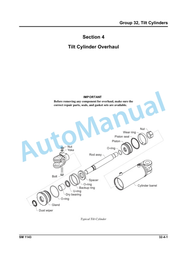 Clark L 20 D, L 25 D, L 30 D, L 33 D, L 35 D Service Manual SM-1143 4 Clark L 20 D, L 25 D, L 30 D, L 33 D, L 35 D Service Manual SM-1143 - Image 4
