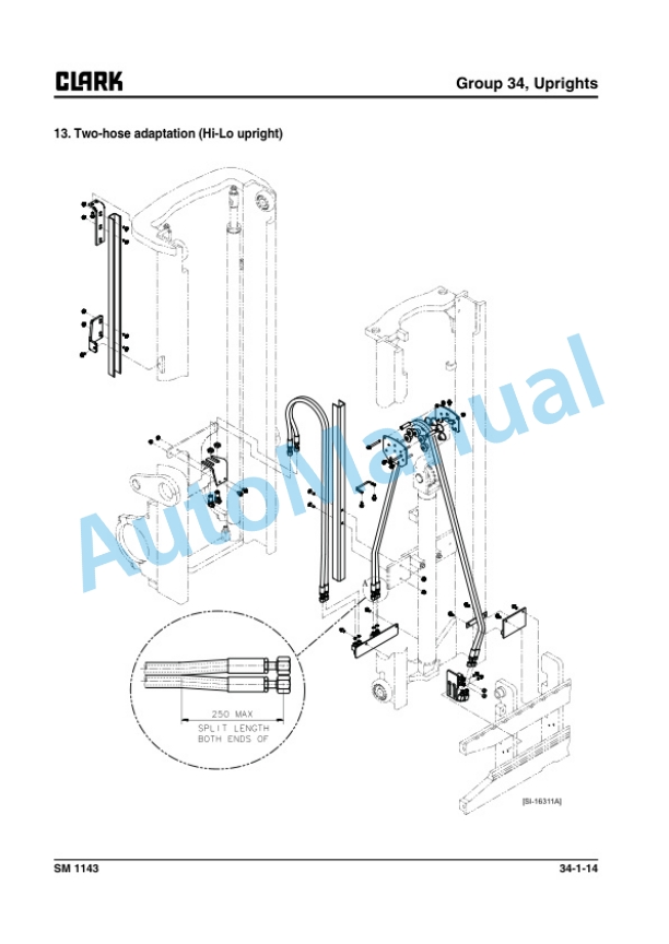 Clark L 20 D, L 25 D, L 30 D, L 33 D, L 35 D Service Manual SM-1143 5 Clark L 20 D, L 25 D, L 30 D, L 33 D, L 35 D Service Manual SM-1143 - Image 5