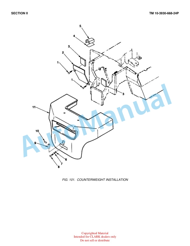 Clark M490 NSN Technical Manual 2797882 2 Clark M490 NSN Technical Manual 2797882-2