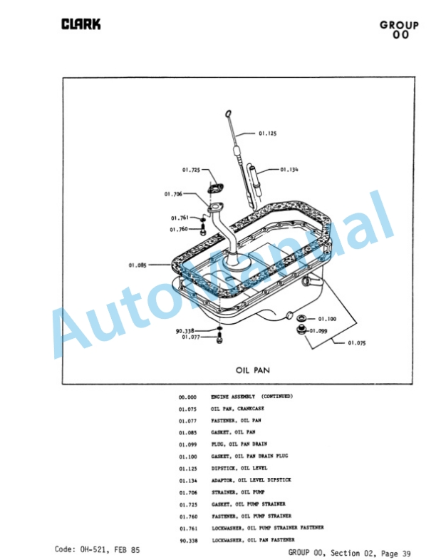 Clark Mitsubishi-4G54 2.6 Liter Engine Overhaul Service Manual 4 Clark Mitsubishi-4G54 2.6 Liter Engine Overhaul Service Manual-4