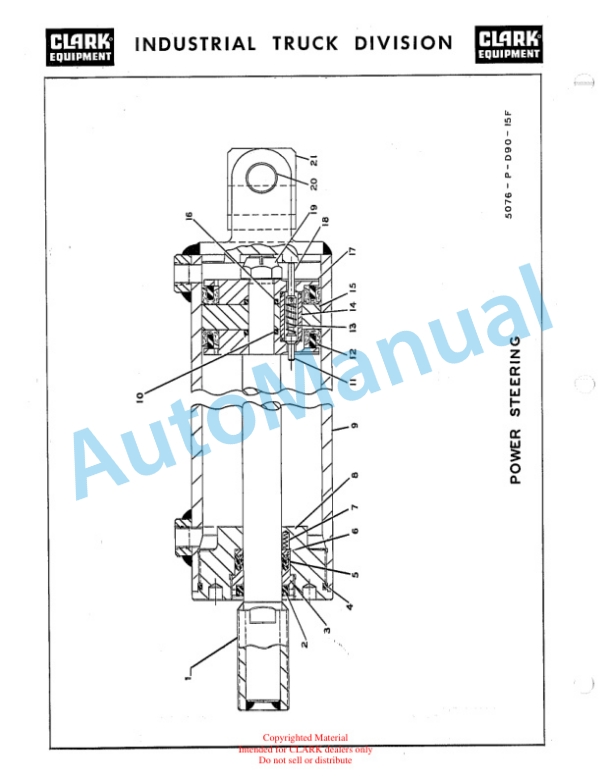 Clark MR100 Military Rough Terrain Parts Book G82A4 3 Clark MR100 Military Rough Terrain Parts Book G82A4-3