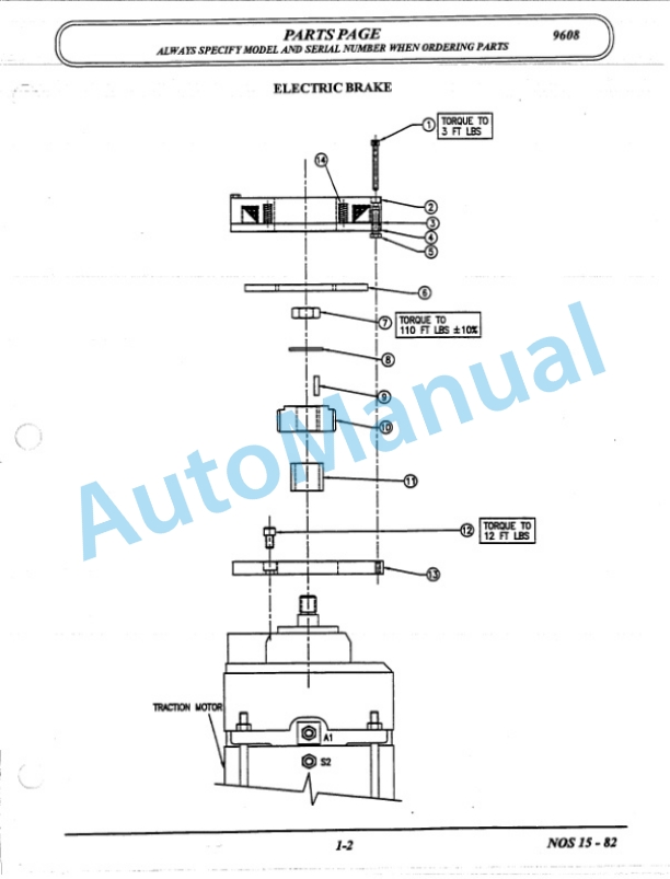 Clark NOS 15 Parts Manual X-168A 5 Clark NOS 15 Parts Manual X-168A-5