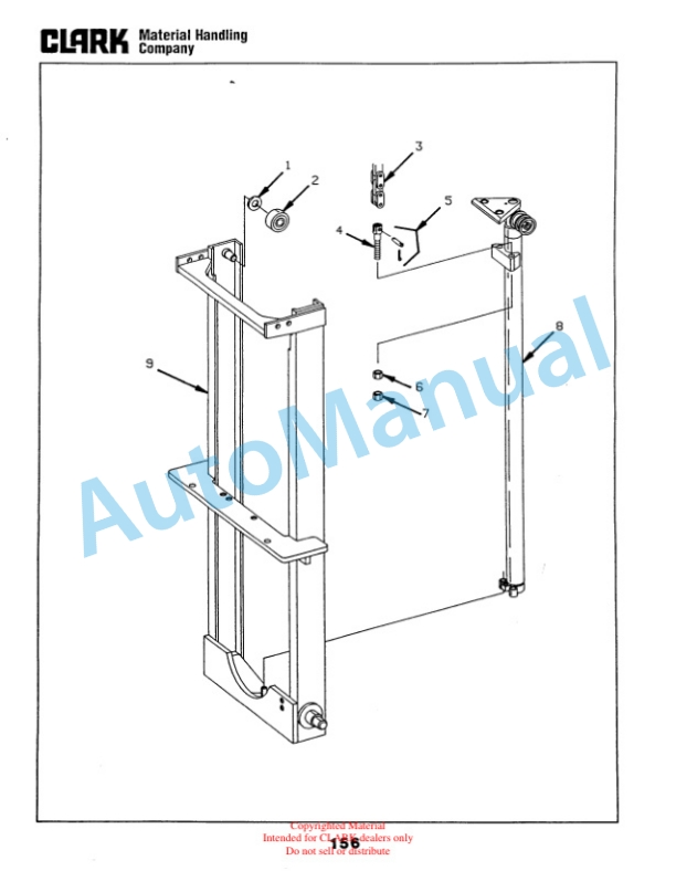 Clark NP15, NP15D, NP20, NP22 Truck Parts Manual NP-3 1st 4 Clark NP15, NP15D, NP20, NP22 Truck Parts Manual NP-3 1st-4