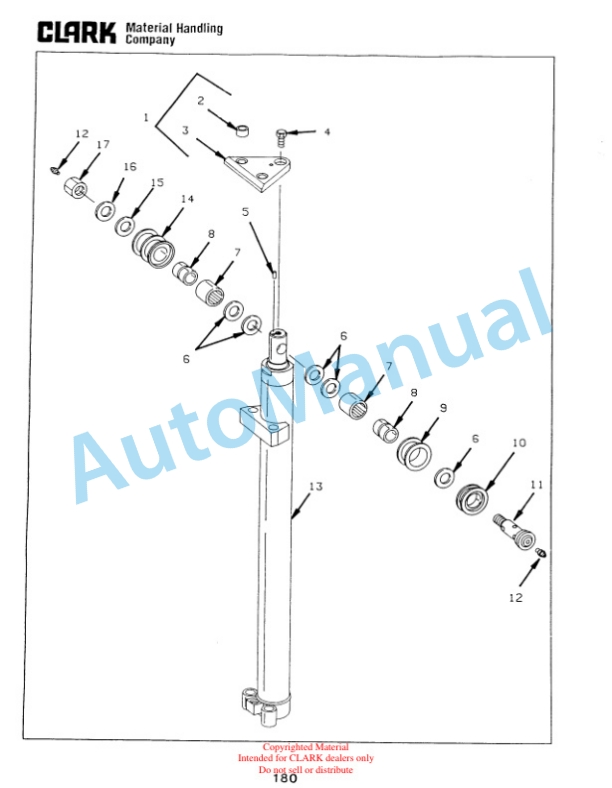 Clark NP15, NP15D, NP20, NP22 Truck Parts Manual NP-4 1st 4 Clark NP15, NP15D, NP20, NP22 Truck Parts Manual NP-4 1st-4