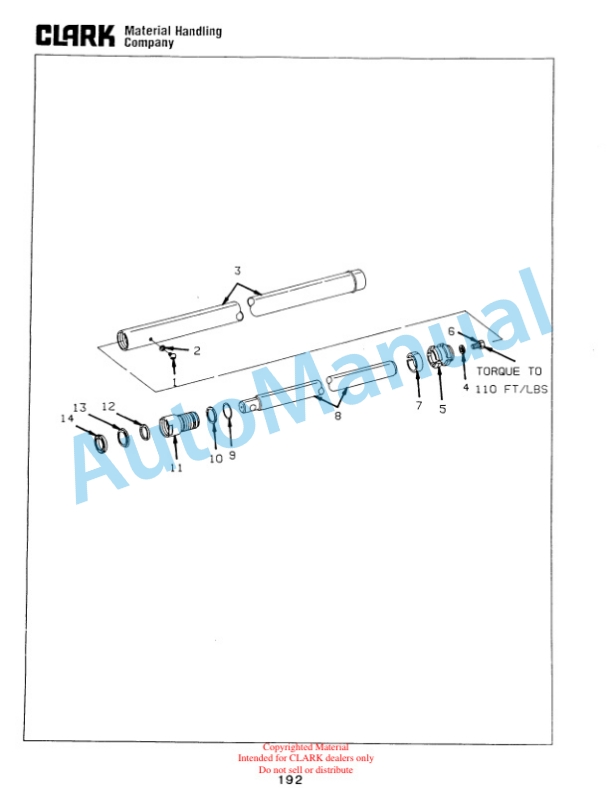 Clark NP15, NP15D, NP20, NP22 Truck Parts Manual NP-4 1st 5 Clark NP15, NP15D, NP20, NP22 Truck Parts Manual NP-4 1st-5