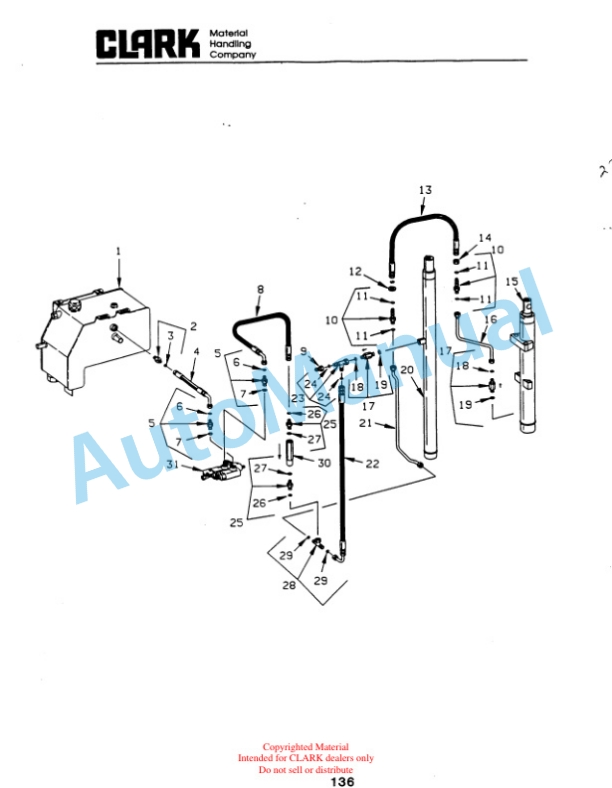 Clark NP15, NP15D, NP20, NP22 Truck Parts Manual NP-5 2 Clark NP15, NP15D, NP20, NP22 Truck Parts Manual NP-5-2