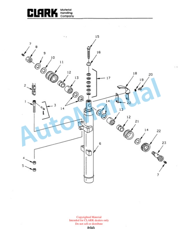 Clark NP15, NP15D, NP20, NP22 Truck Parts Manual NP-5 4 Clark NP15, NP15D, NP20, NP22 Truck Parts Manual NP-5-4