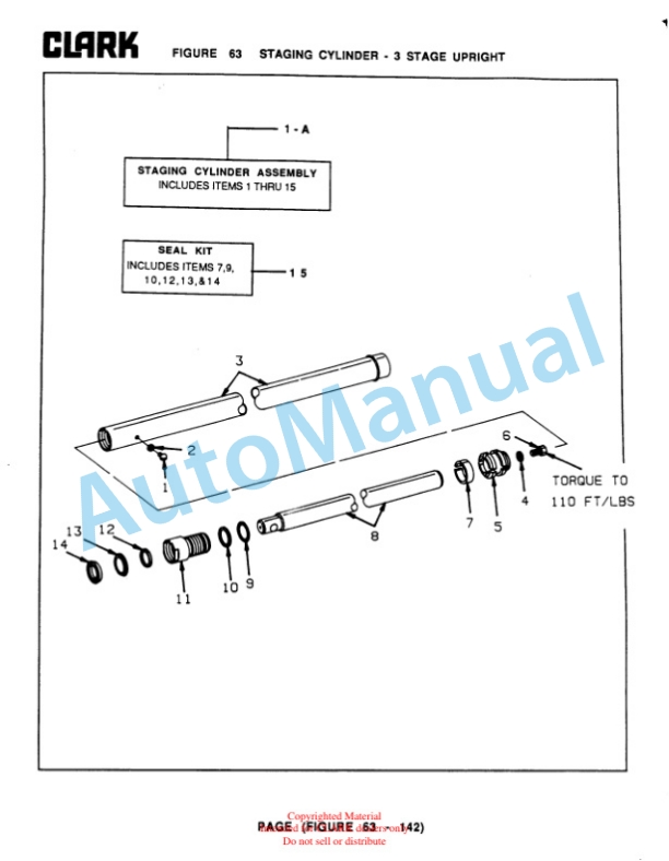Clark NP15, NP20, NP12D Parts Manual 3 Clark NP15, NP20, NP12D Parts Manual-3