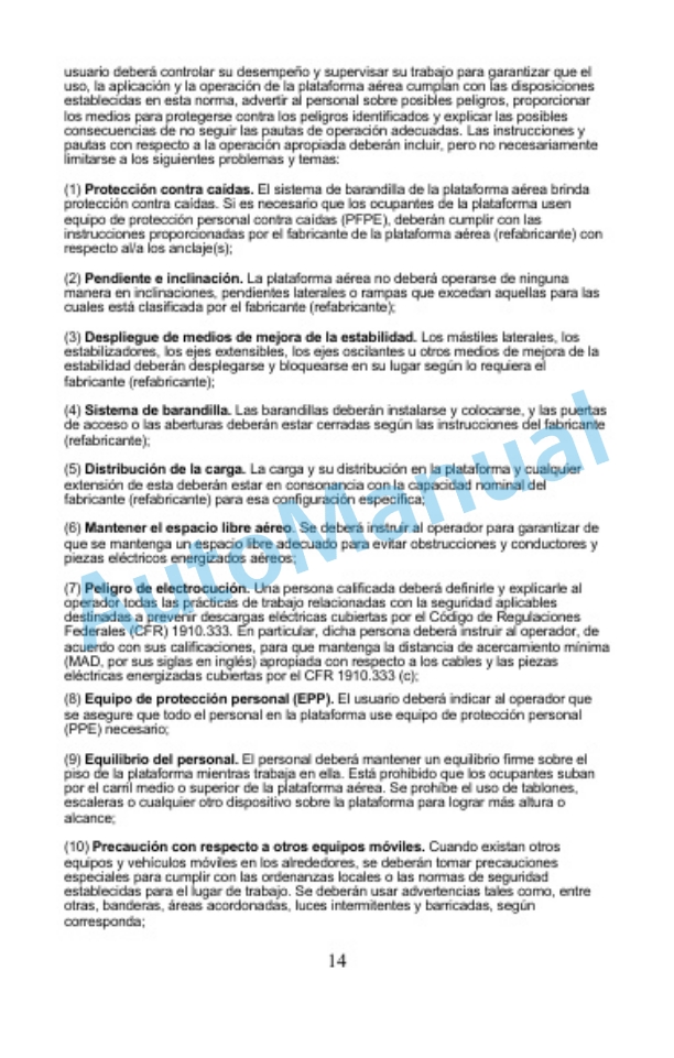 Clark OSQ 126-192 Manual of Responsibilities OM-1204 2 Clark OSQ 126-192 Manual of Responsibilities OM-1204-2