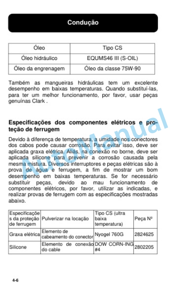 Clark OSX 15 Battery Order Picker Truck Operator Manual OM-854 POR 3 Clark OSX 15 Battery Order Picker Truck Operator Manual OM-854 POR-3