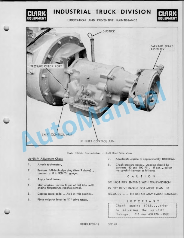 Clark Pan-American Airways Clarktor Perkins Diesel Operator Manual O-222 5 Clark Pan-American Airways Clarktor Perkins Diesel Operator Manual O-222-5