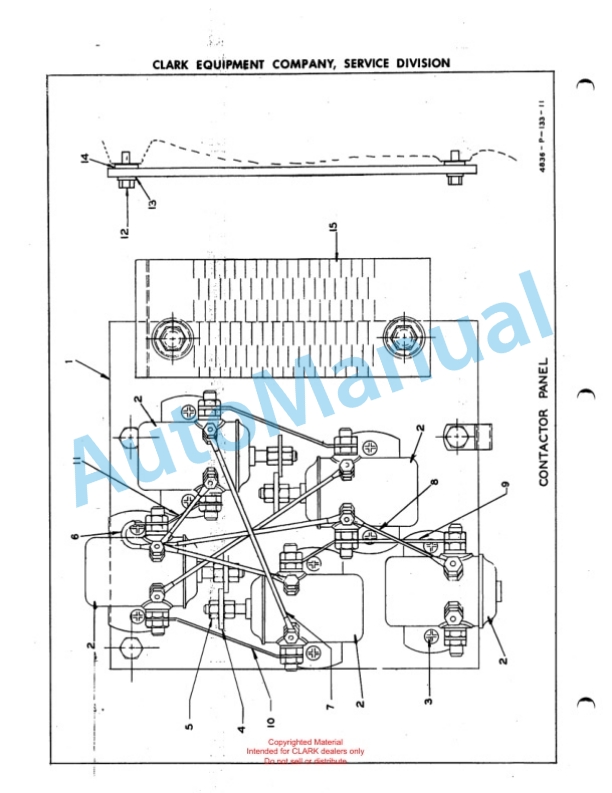 Clark Powrworker P30 Maintenance Manual and Parts Book X123A 2 Clark Powrworker P30 Maintenance Manual and Parts Book X123A-2